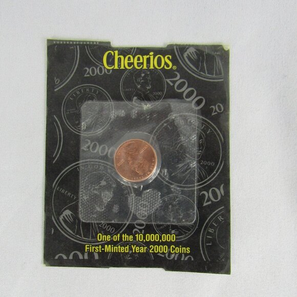 2000 Penny | No Mint Mark | Cheerios Campaign | Coin - Picture 1 of 4